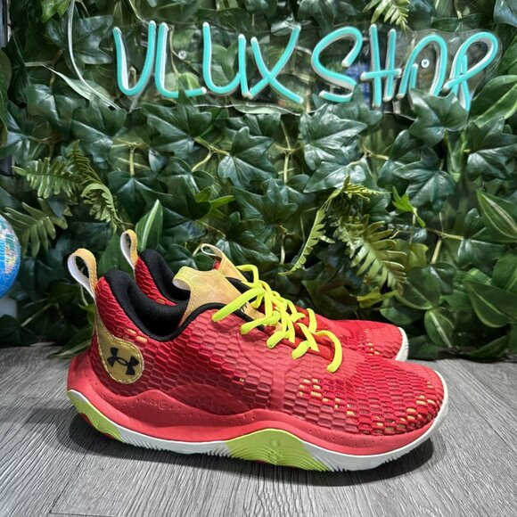 Under Armour Anatomix Spawn 3 CLRSHFT Red Basketball Shoe 3024777-600 W8.5/M7 main image 4